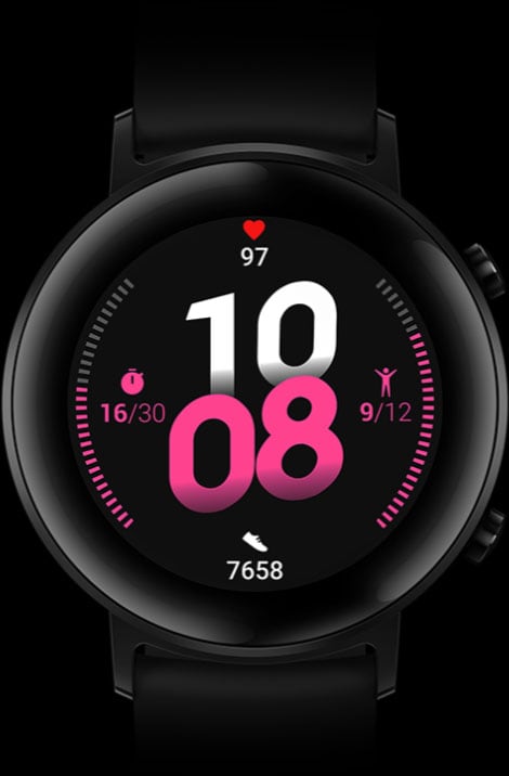 Smartwatch HUAWEI Watch GT 2 42mm, Android/iOS, Leather Strap